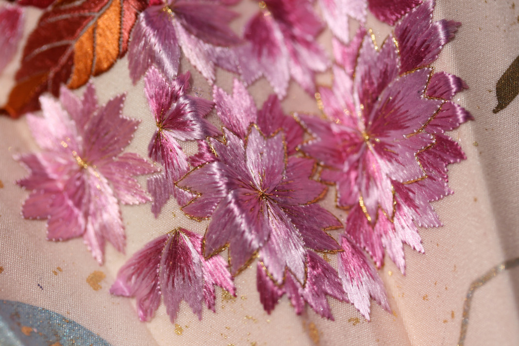 2007 Close-up of "Fan - Double Cherry Blossom"